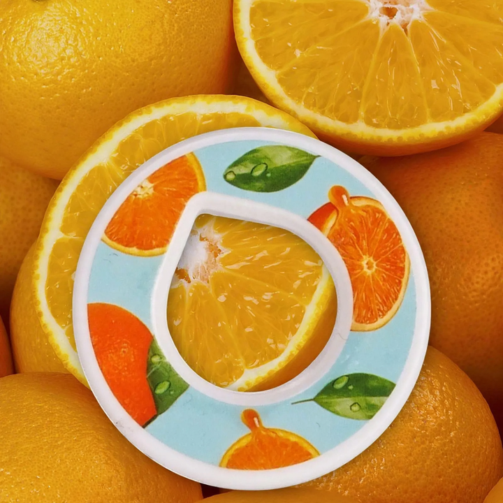 Drinking cup with fruit flavor ring for children