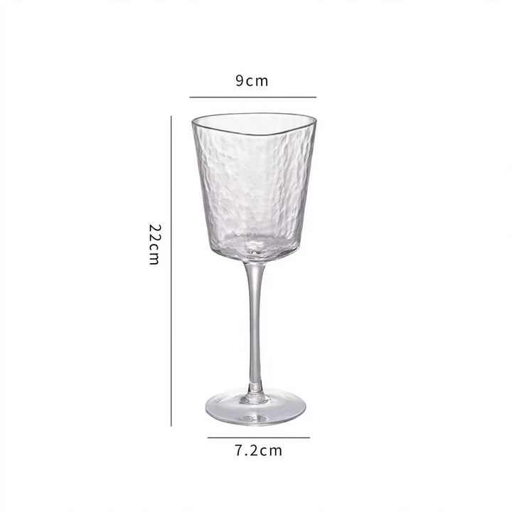 Red wine glass, crystal glass, 201–300 ml