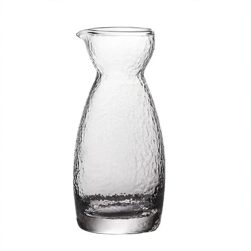 Glass tumblers, approx. 200 ml, with wave pattern