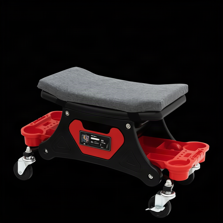Work stool for car care and repair
