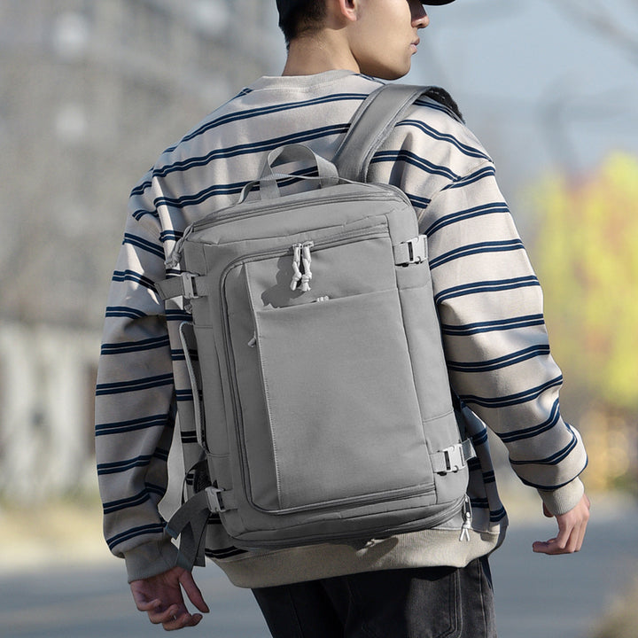 Nylon Backpack, 20–35 L, with shoe compartment and extension