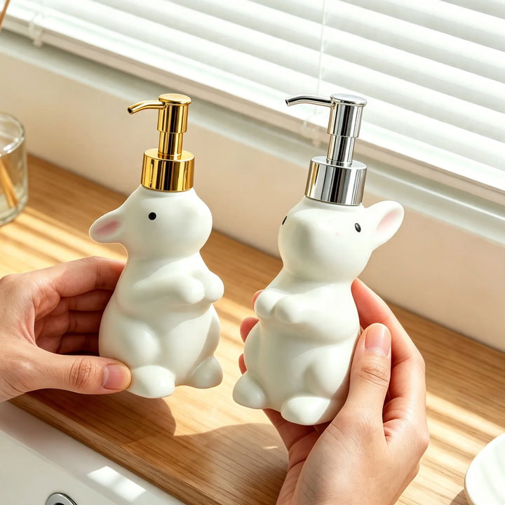 Cute Bunny Pump Bottle, 200 ml