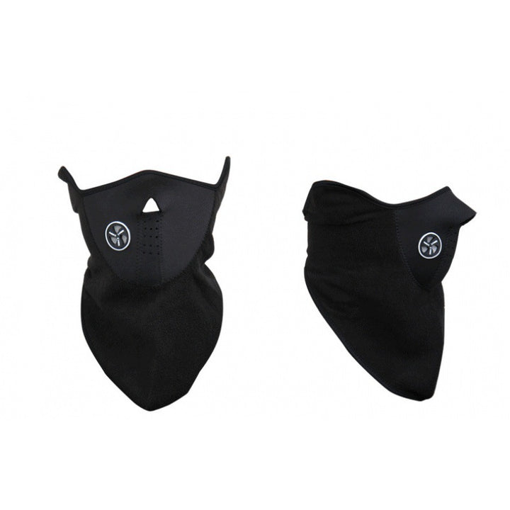 Face mask for cycling, warming, with fleece