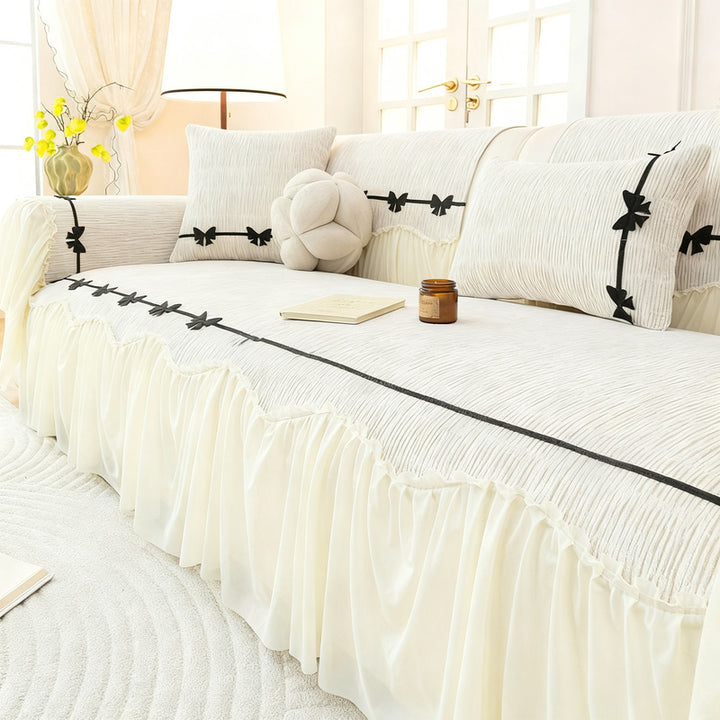 Chenille Sofa Throw, non-slip, various sizes