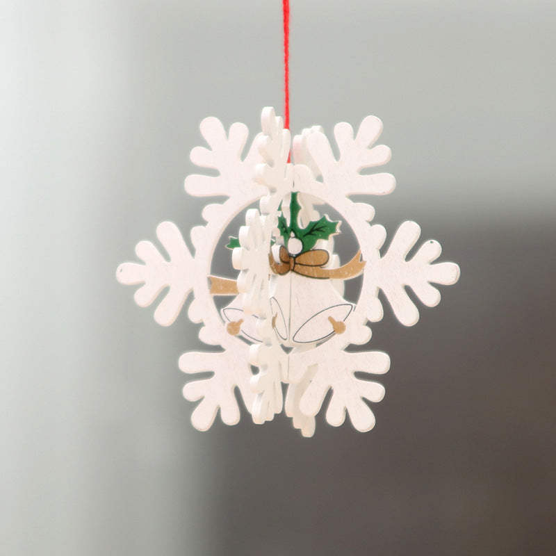 Wooden Christmas ornaments, laser engraved
