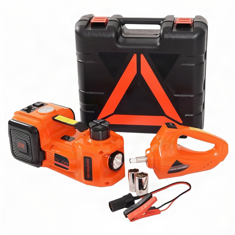 Electric car jack 5 tons with air pump