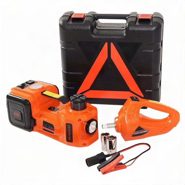 Electric car jack 5 tons with air pump