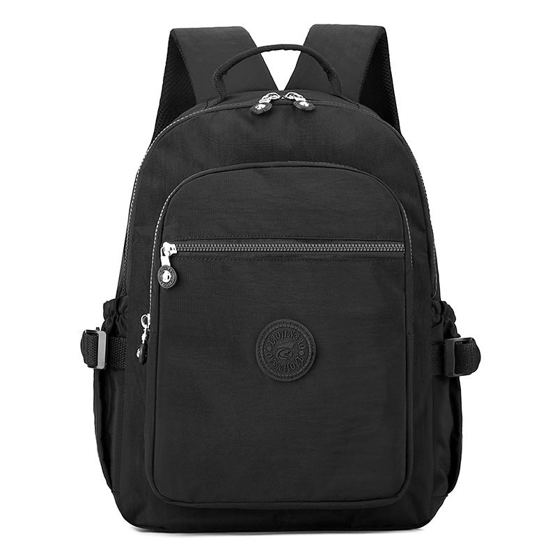 Nylon backpack for women, large capacity