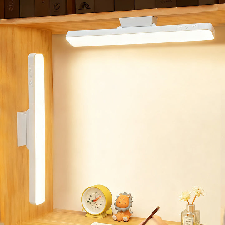 LED desk lamp with magnetic holder
