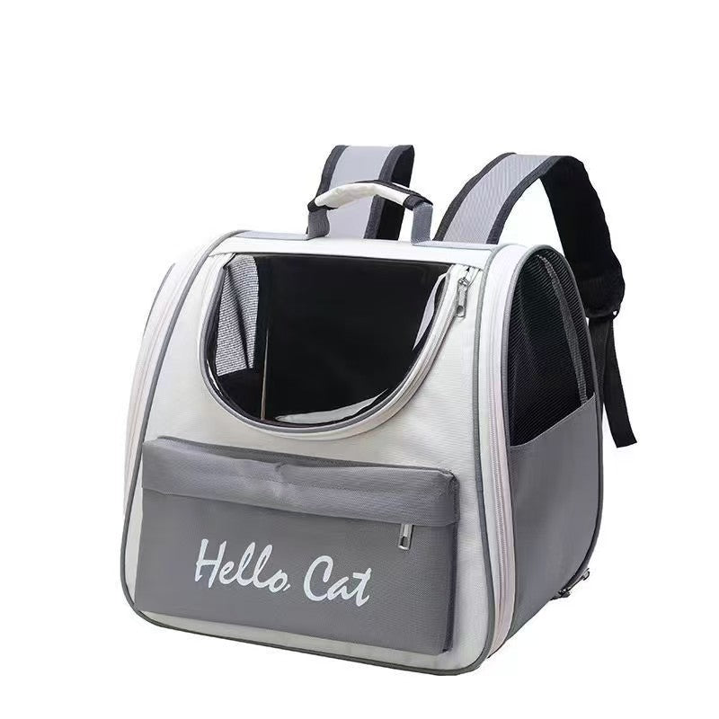 Transport backpack for dogs and cats, canvas