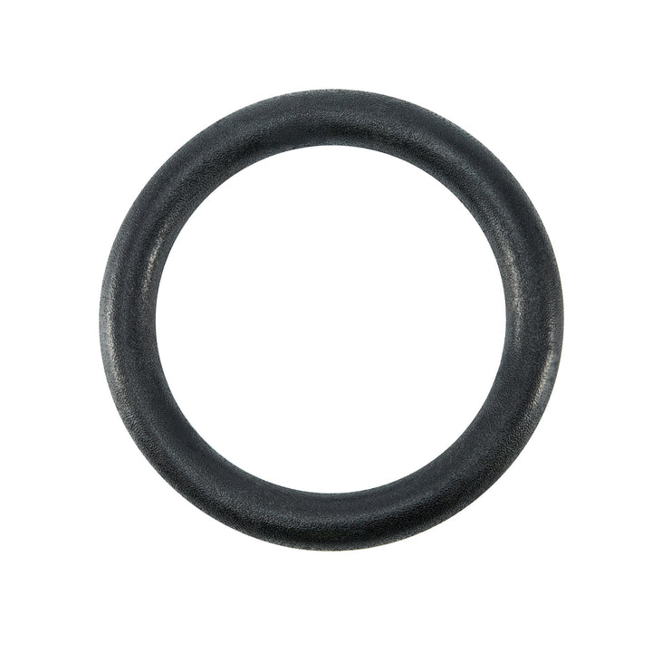 Wooden gymnastics rings with strap