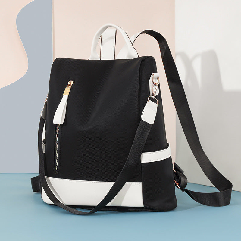 Women's backpack, PU leather, water-repellent, 35×32×15 cm