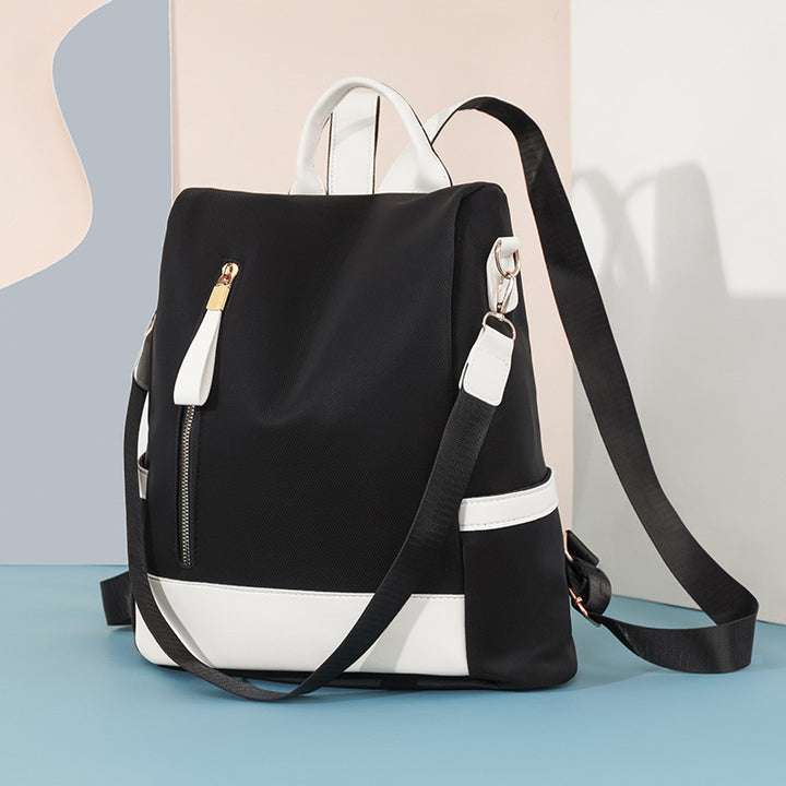 Women's backpack, PU leather, water-repellent, 35×32×15 cm