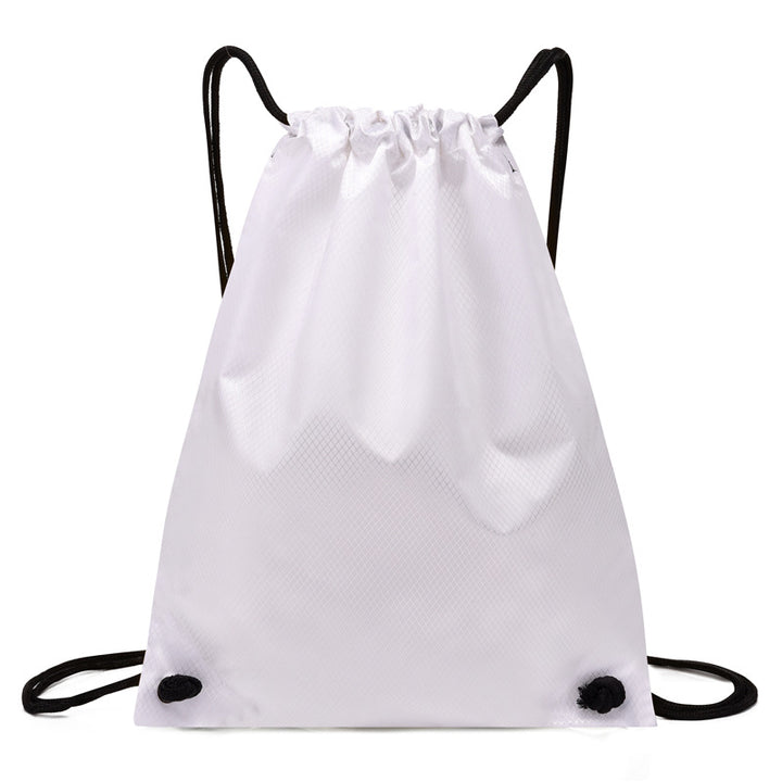 Sporty backpack with drawstring, 20–35 L, oxford fabric
