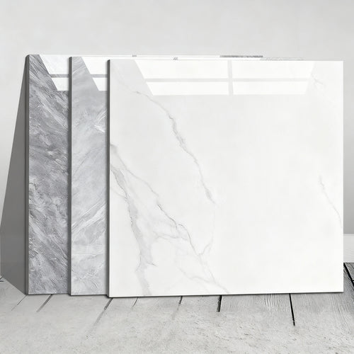 Self-adhesive PVC flooring with tile appearance