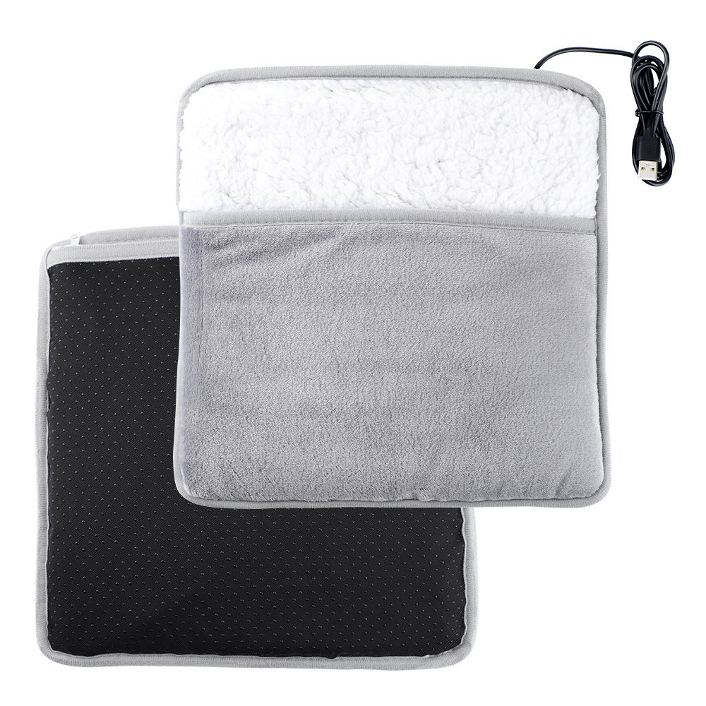 Foot warming mat with pull switch