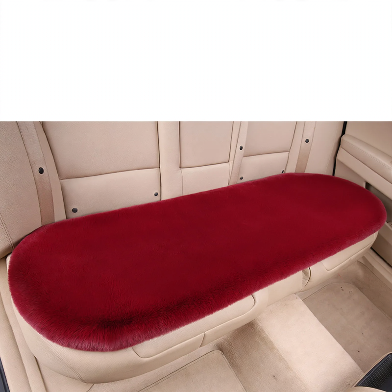 Plush car seat cushion, winter version
