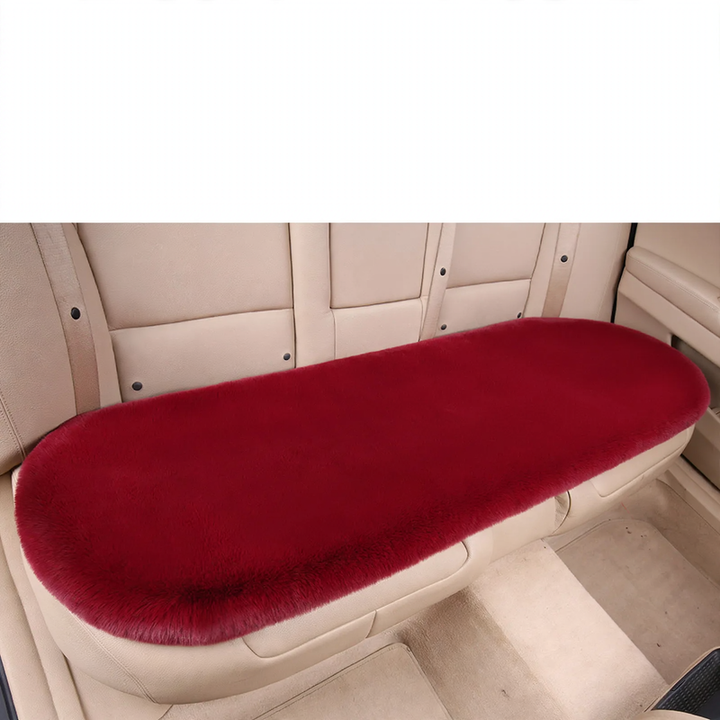 Plush car seat cushion, winter version