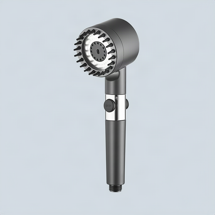 Shower head set with massage function and holder