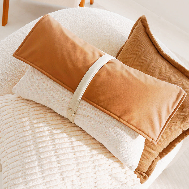 Linen pillowcase, 45 x 45 cm, modern design
