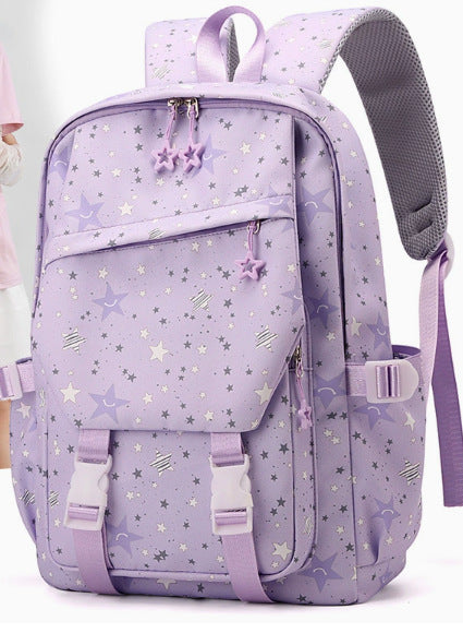 Large backpack made of polyester, breathable