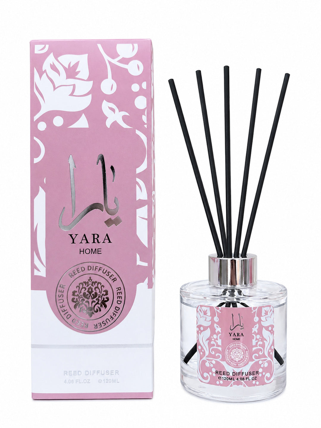 Room fragrance with rattan sticks, 120 ml