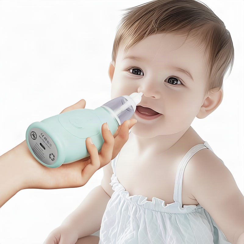 Electric nasal aspirator for babies