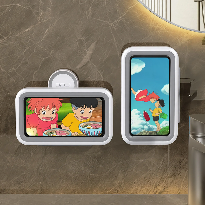 Rotatable bathroom mobile holder, waterproof