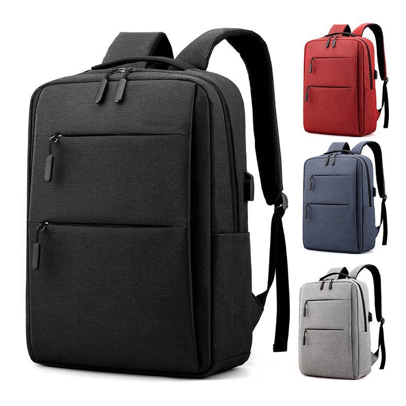 Nylon backpack with USB connection, 20–35 L