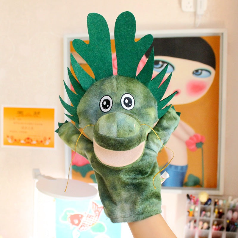 Plush Hand Puppet Lion, 24 cm