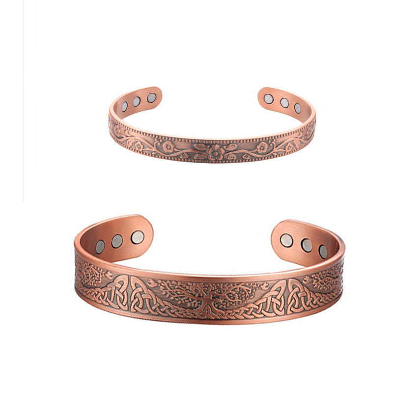 Bracelet made of stainless steel, open, smooth surface
