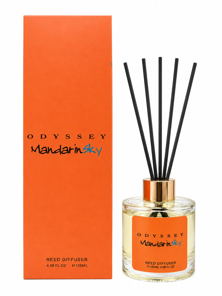 Room fragrance with rattan sticks, 120 ml