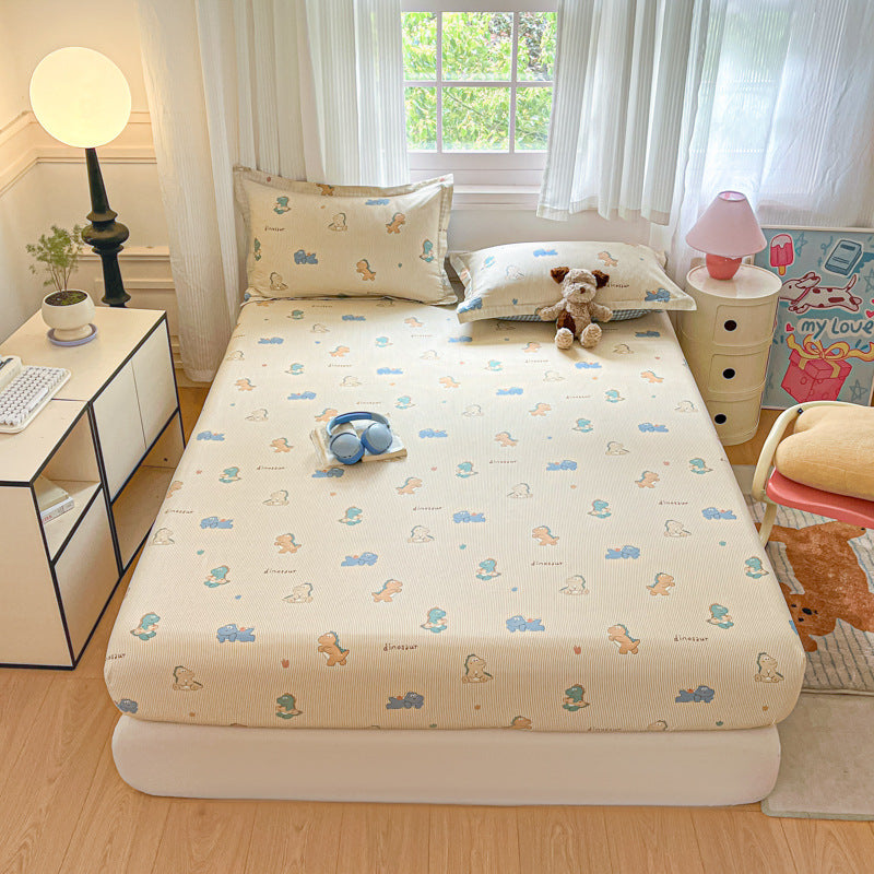 Cotton bed sheet with print, 100% cotton