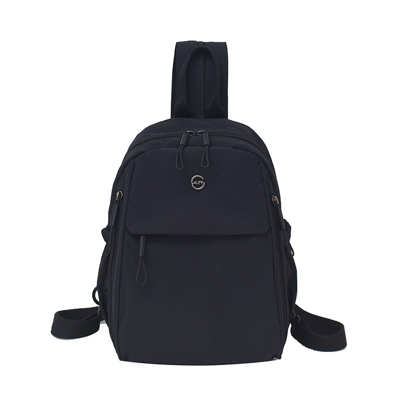 Lightweight nylon backpack, casual style