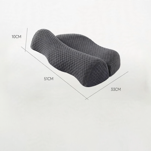 Memory foam neck support pillow with heating function