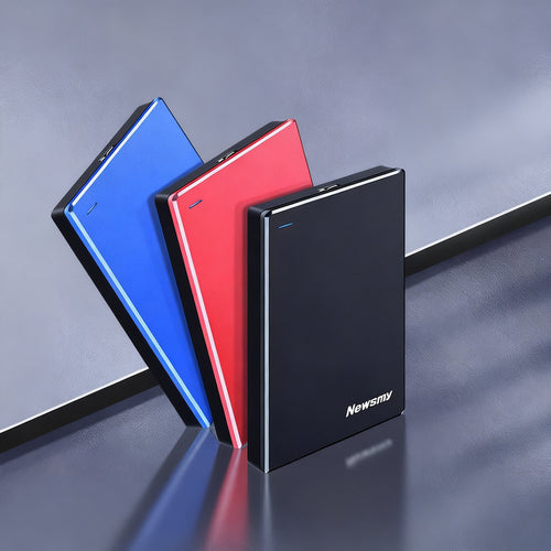 Mobile hard drive, up to 1TB, plastic housing