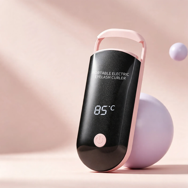 Electric Eyelash Curler with Heating and LCD Display