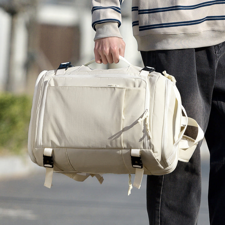 Nylon Backpack, 20–35 L, with shoe compartment and extension