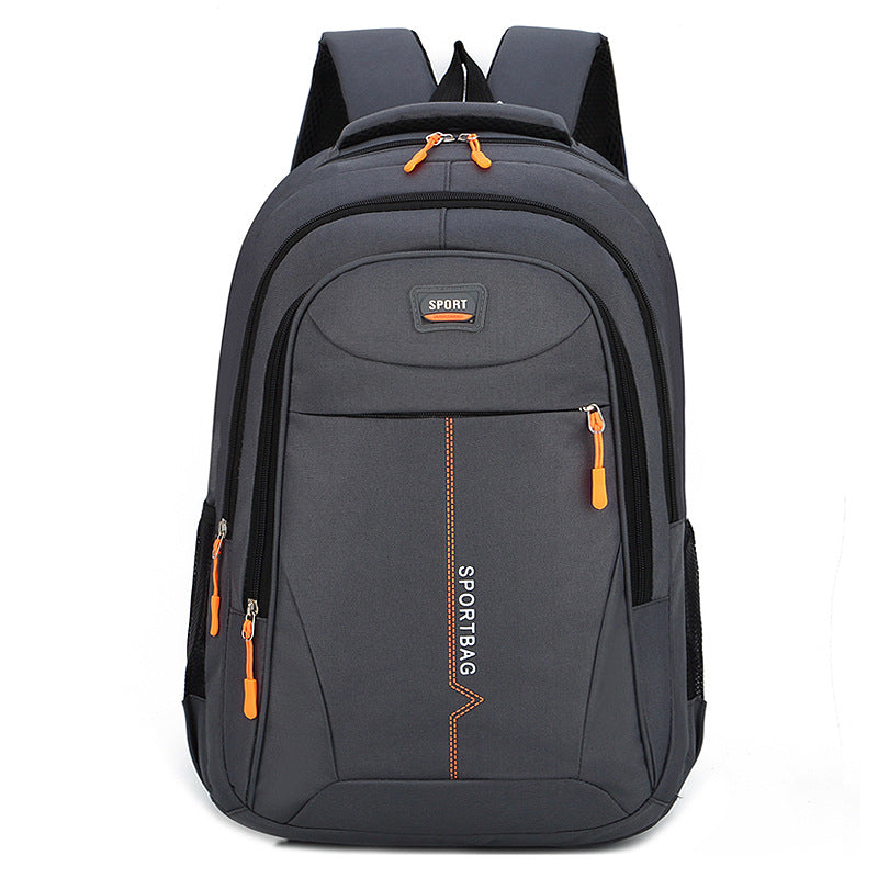 Backpack with letter print, PVC, 20–35 L, waterproof