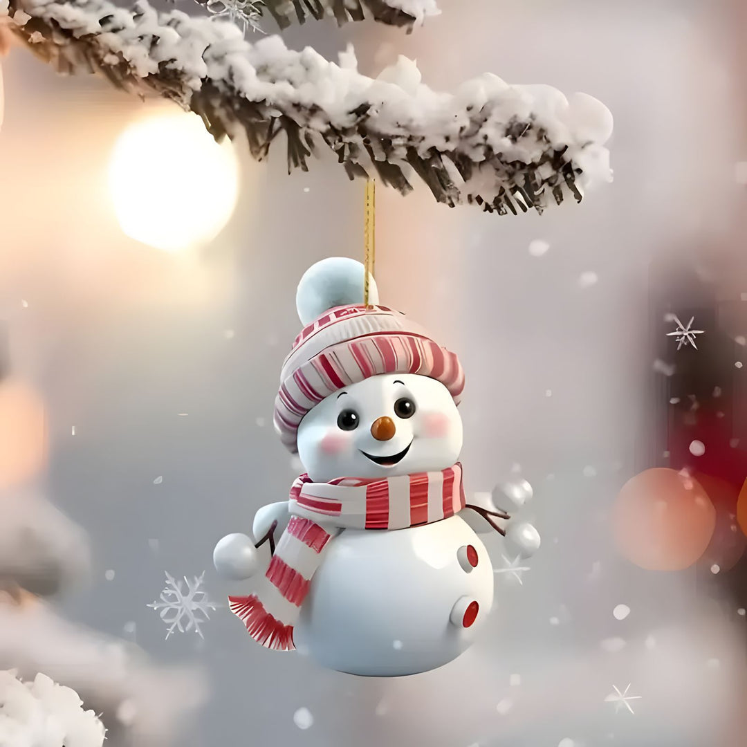 Wooden Christmas tree decoration, various motifs