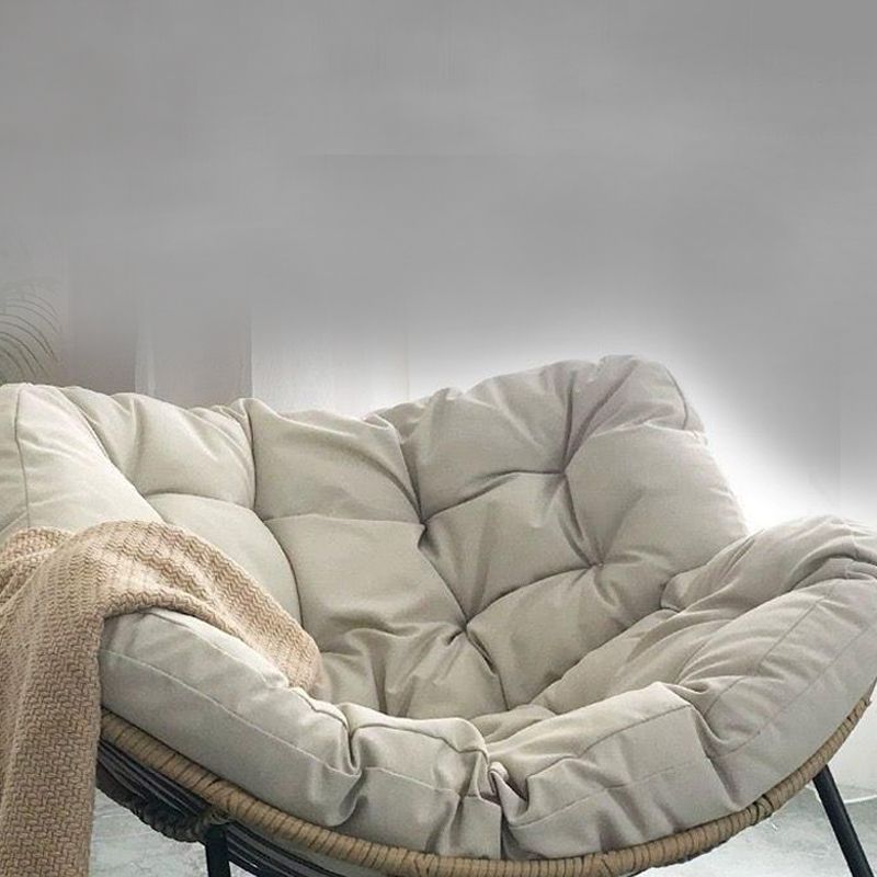 Metal rocking chair for balcony and terrace