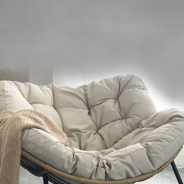 Metal rocking chair for balcony and terrace