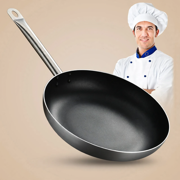 Frying pan, titanium-aluminum, non-stick
