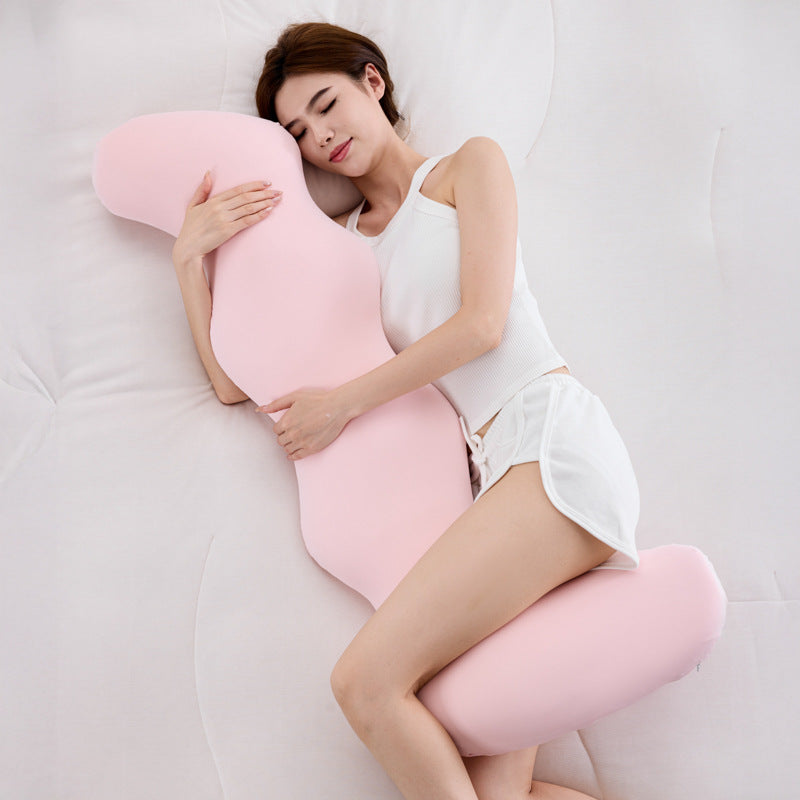 Memory Foam Side Sleeper Pillow, Seahorse Shape