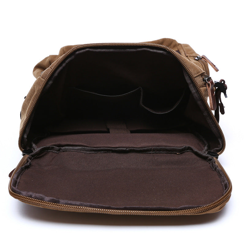 Canvas backpack, 20–35 L, for laptops up to 15 inches