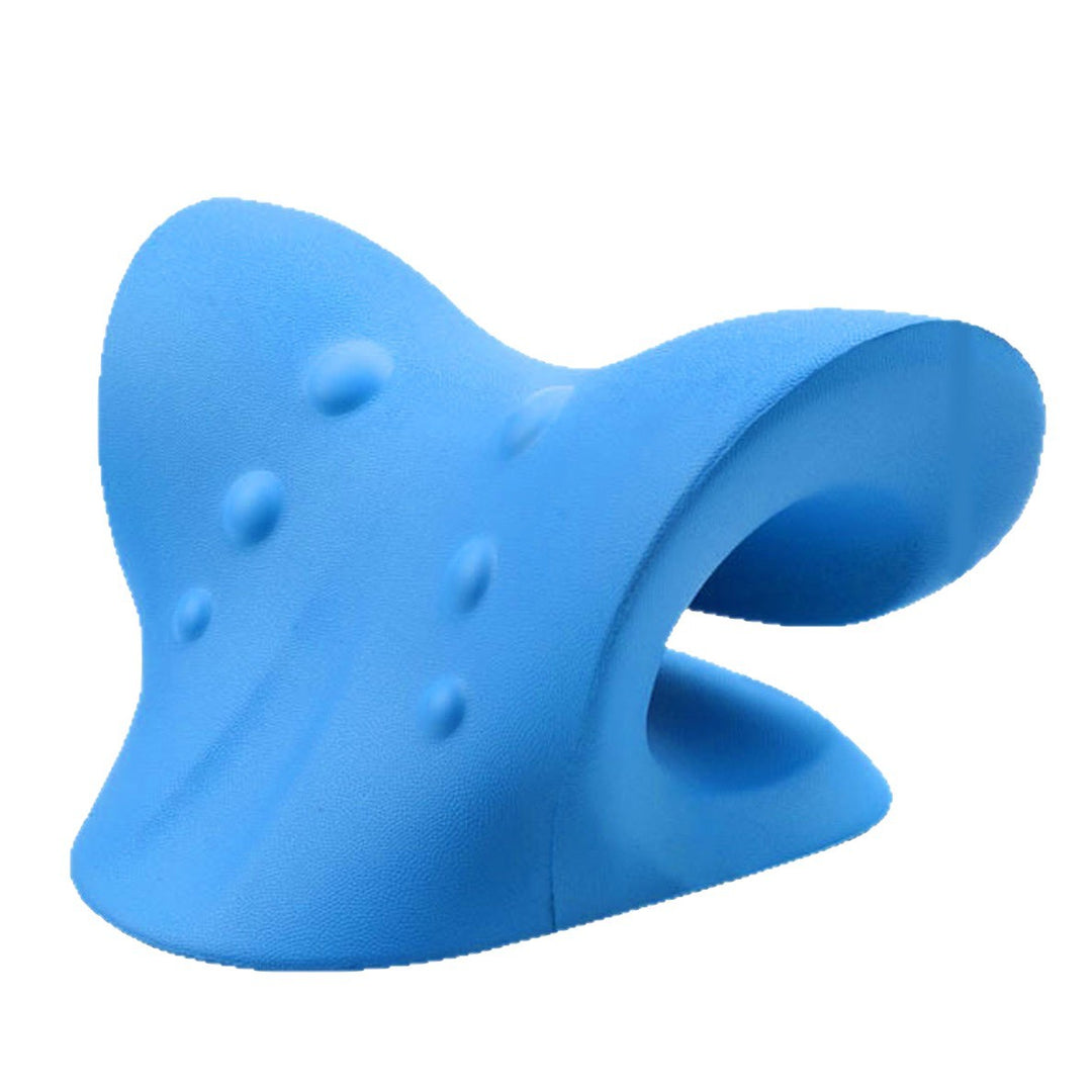 Neck massage pillow with mechanical pressure point massage