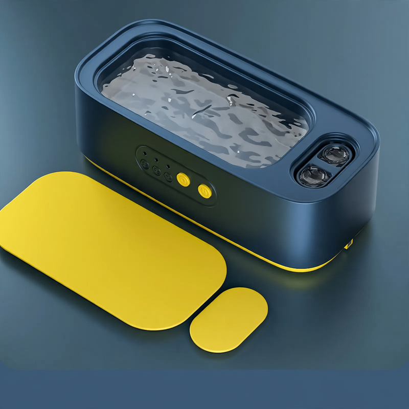 Ultrasonic cleaning device for glasses and jewelry