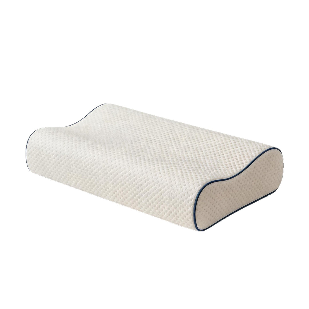 Neck support pillow made of memory foam, wave profile