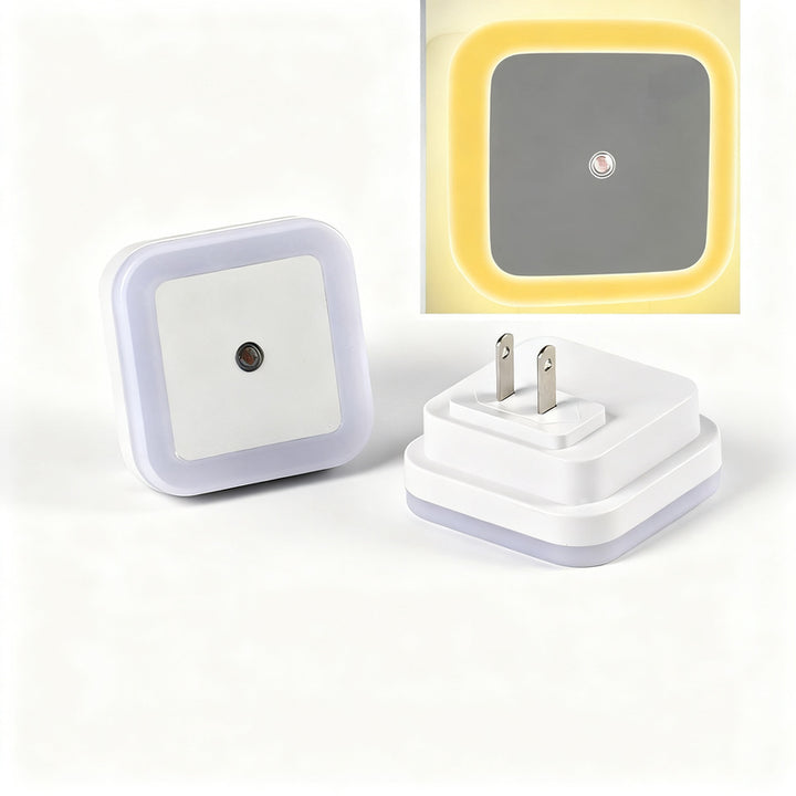 Socket night light with light sensor, LED
