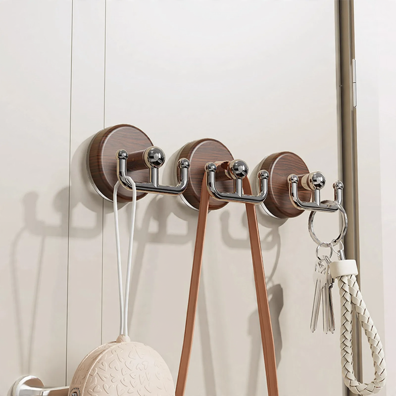 Suction cup hooks, set of 4, plastic